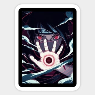 Itachi casting genjutsu Sticker